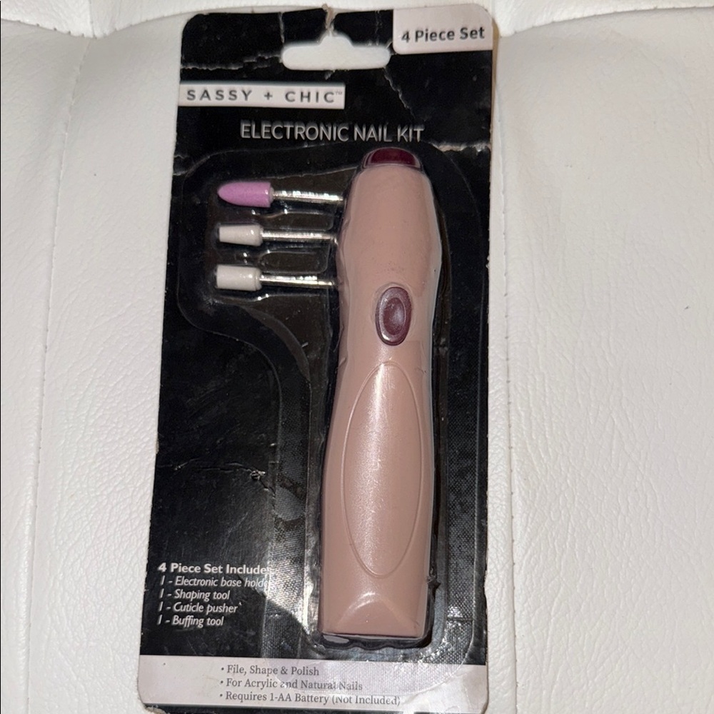Pink Electronic Nail Kit